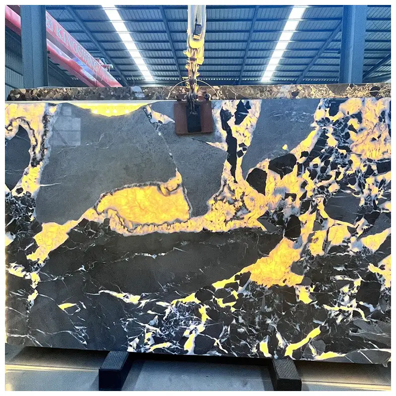Grand Antique Grey Marble Backlit Slabs