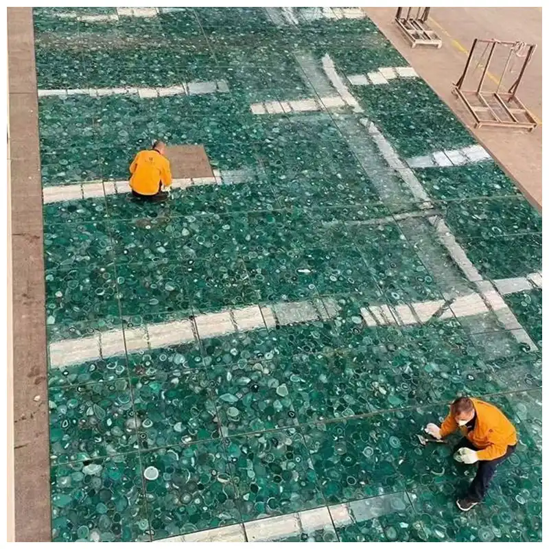 Green Agate Tile