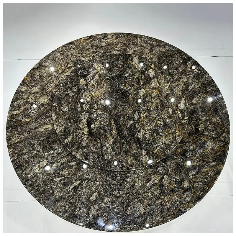 Metalicus Granite Round Polished Tables