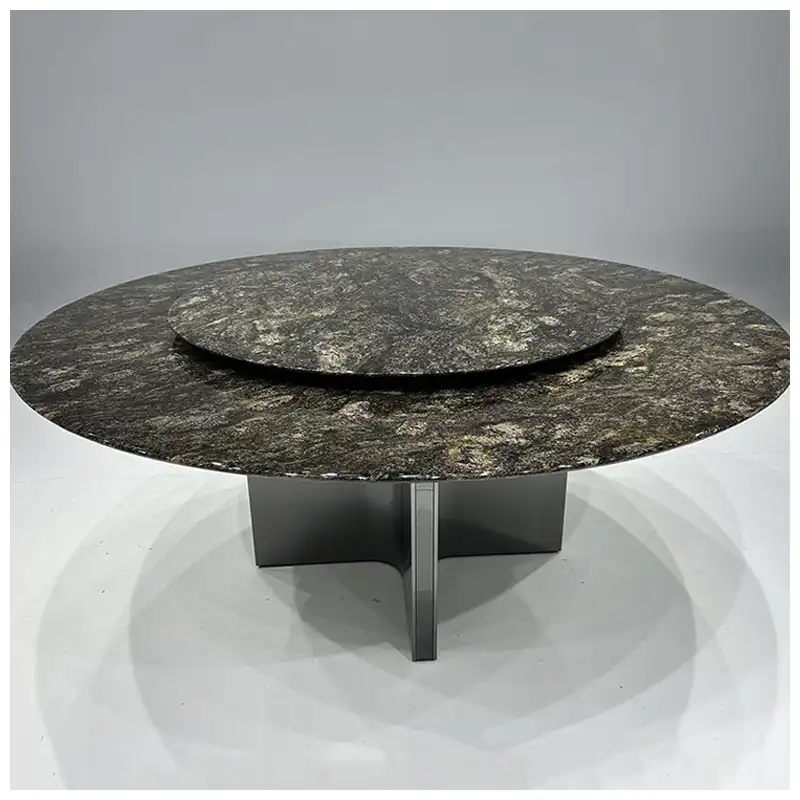 Metalicus Granite Round Dining Tables