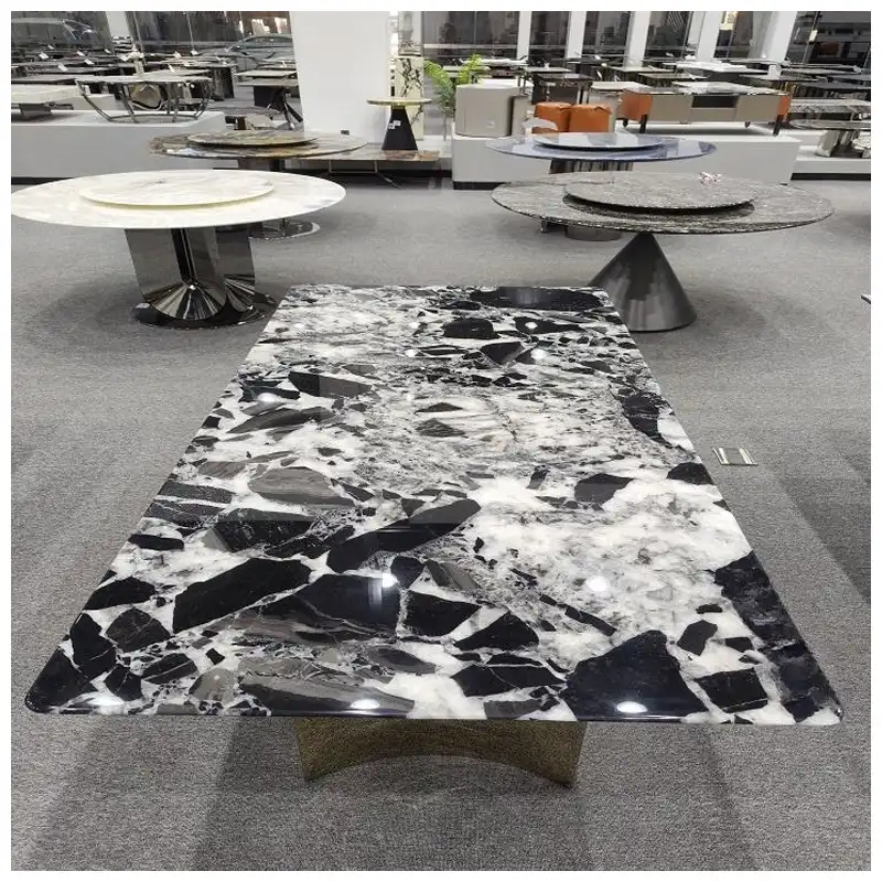 Patagonia Black Quartzite Rectangle Tables