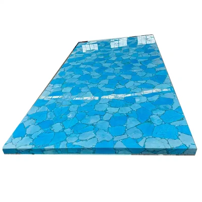 Blue Turquoise Gemstone Tables