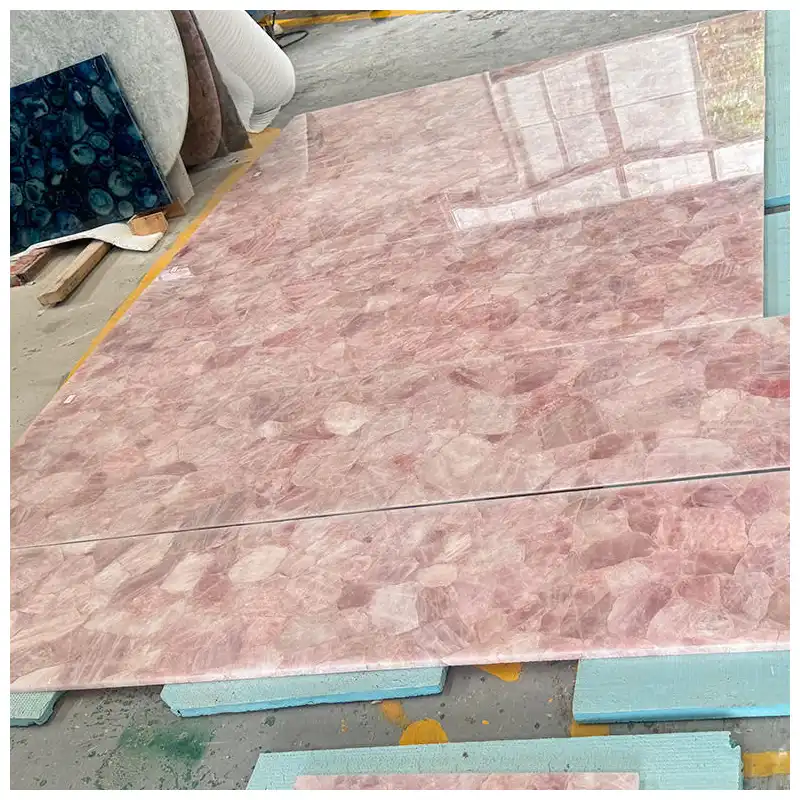 Crystal Rose Quartz Tiles