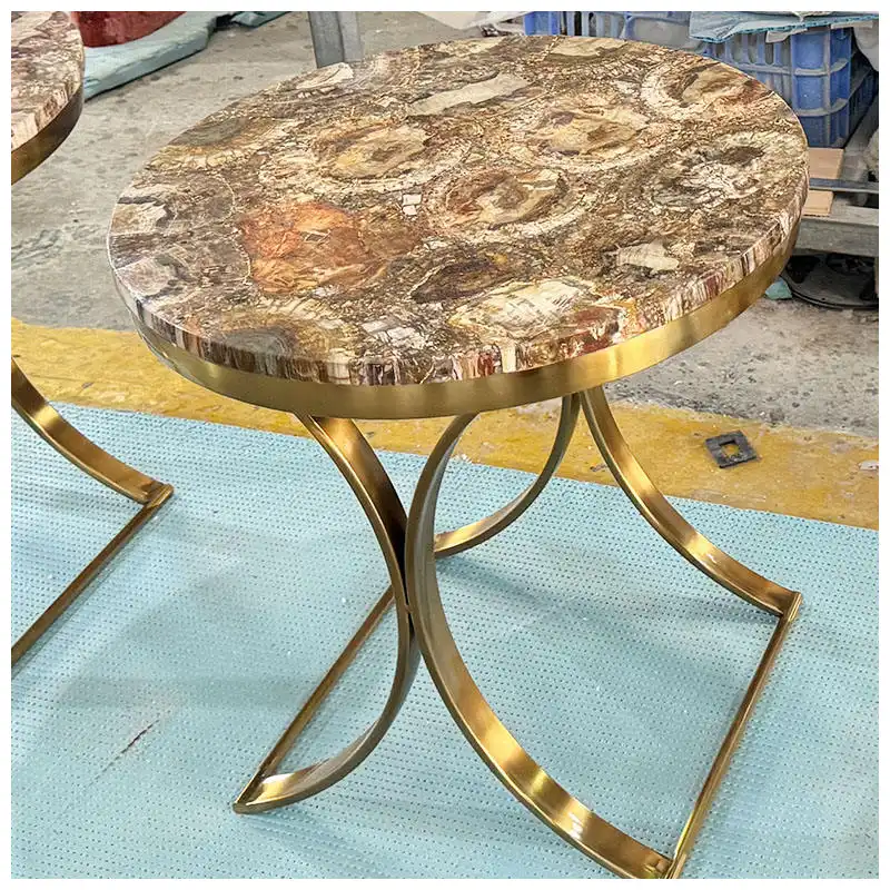 Petrified Wood Gemstone Tables