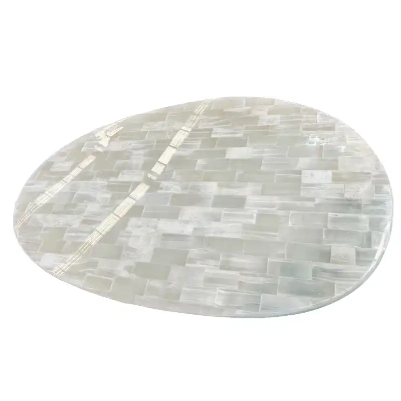 White Selenite Quartz Table Tops