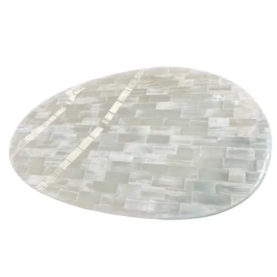 White Selenite Quartz Table Tops