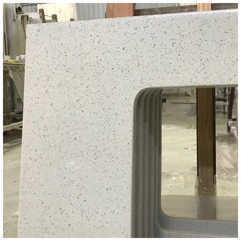 Stellar White Quartz Vanity Countertops