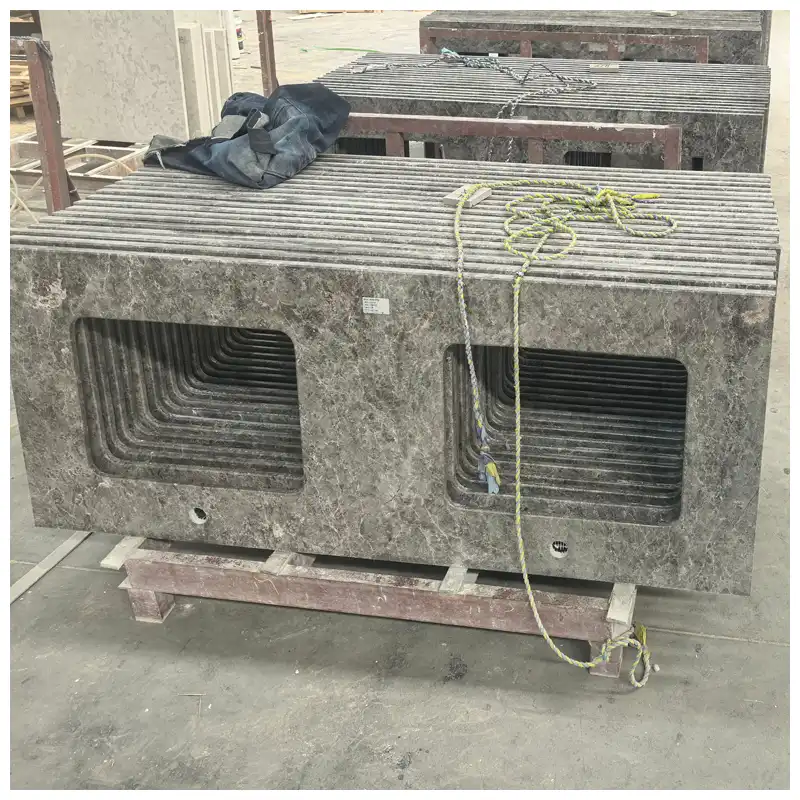 Tundra Grey Marble Vanity Tops