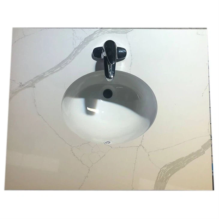 Calacatta Quartz Bathroom Countertops