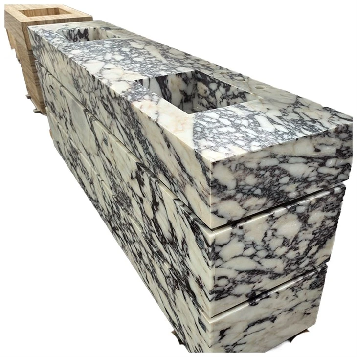 Calacatta Viola Marble Bathroom Vanity