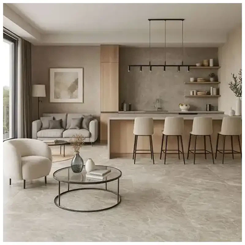 Beyond Countertops: Using Taj Mahal Quartzite Tiles for Backsplashes, Feature...