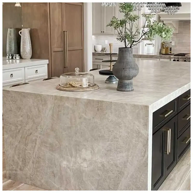 Top 2026 Kitchen Design Trends Featuring Taj Mahal Quartzite