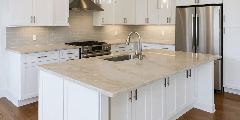 2026 Luxury Kitchen Aesthetics- Integrating Taj Mahal Quartzite into Modern Organic Design 2026 Luxury Kitchen Aesthetics- Integrating Taj Mahal Quartzite into Modern Organic Design