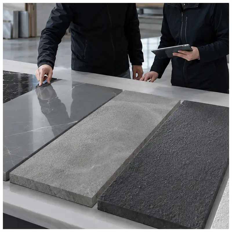 Natural marble surface finish options including polished honed brushed leathered sandblasted and acid-washed Natural marble surface finish options including polished honed brushed leathered sandblasted and acid-washed