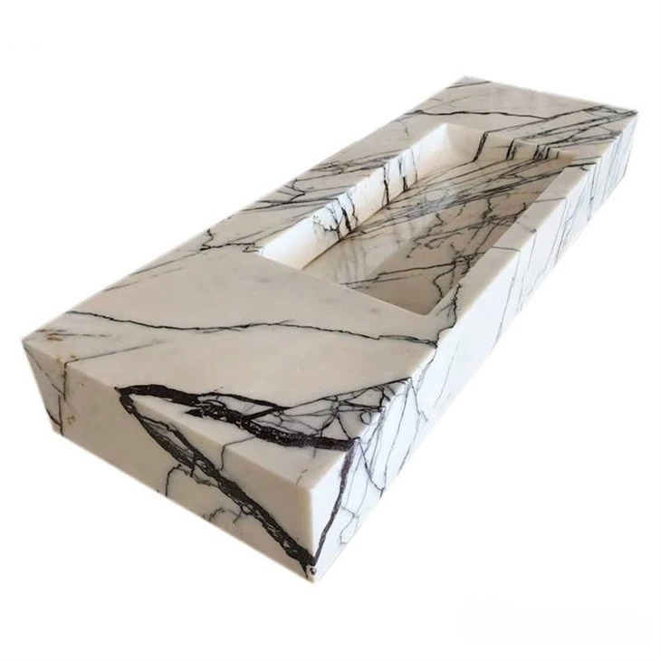 Milas Lilac Marble Wall Hung Basins