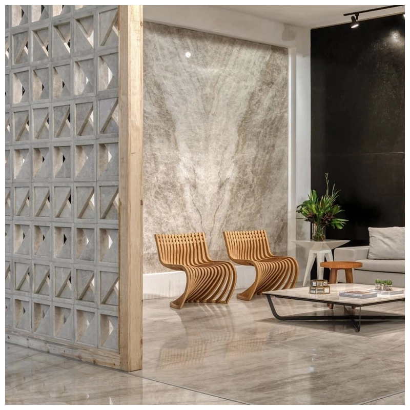 Floor And Wall With Perla Venata Quartzite