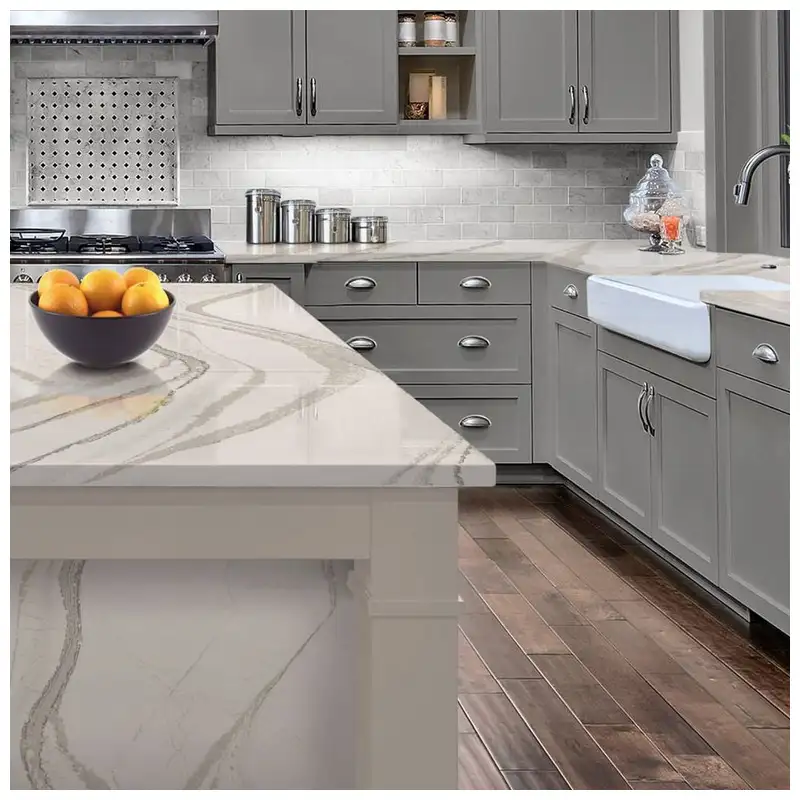 How To Match Kitchen Cabinet Color With Quartzite, Quartz, And Sintered Stone