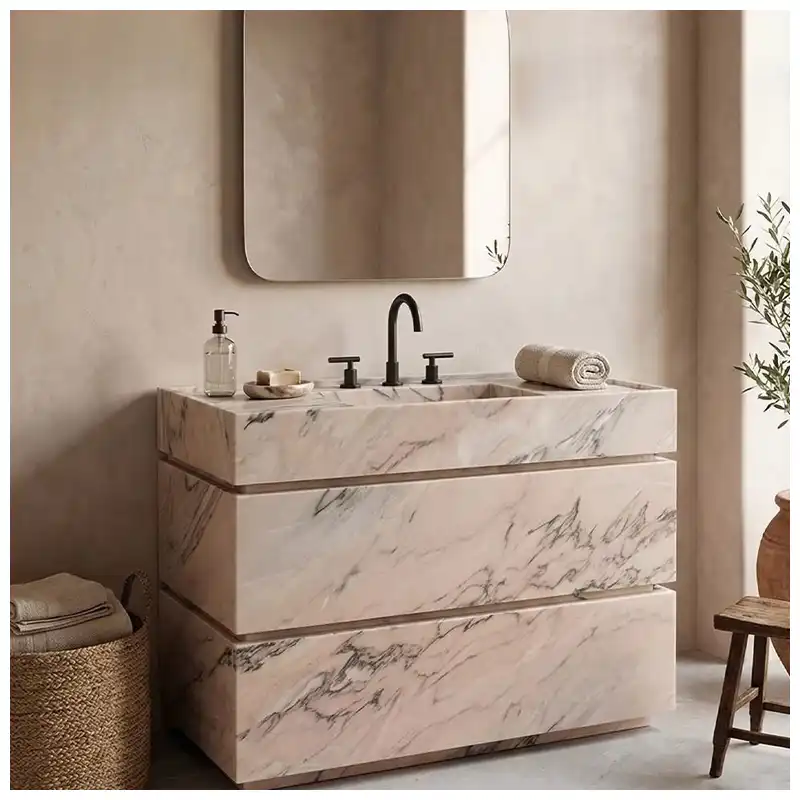 Bathroom Vanity Countertop Overhang: Front Projection, Side Returns, And Door...