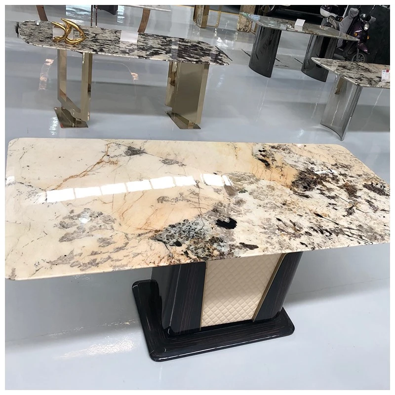 Brazilian Patagonia Quartzite Dining Table Brazilian Patagonia Quartzite Dining Table