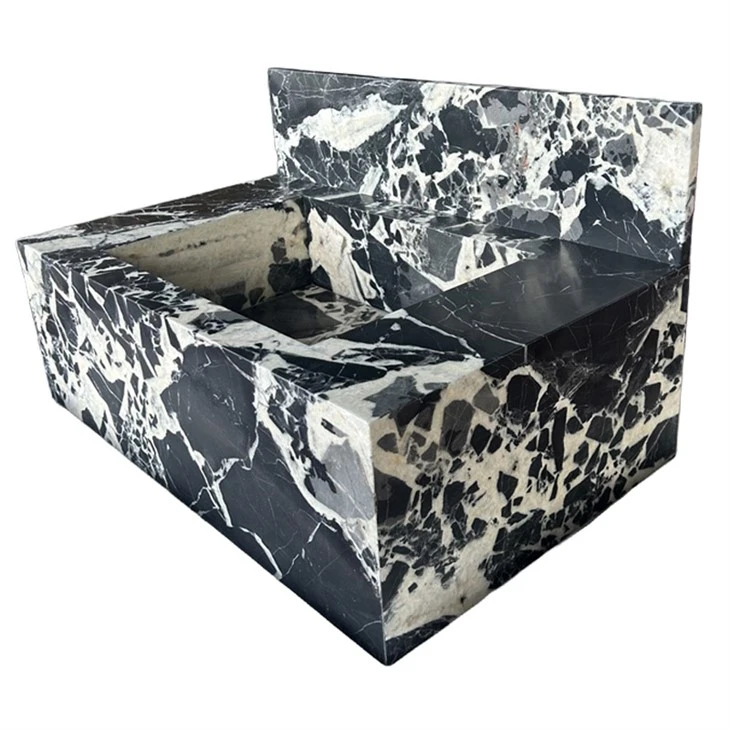 Noir Grand Antique Marble Vanity Sinks