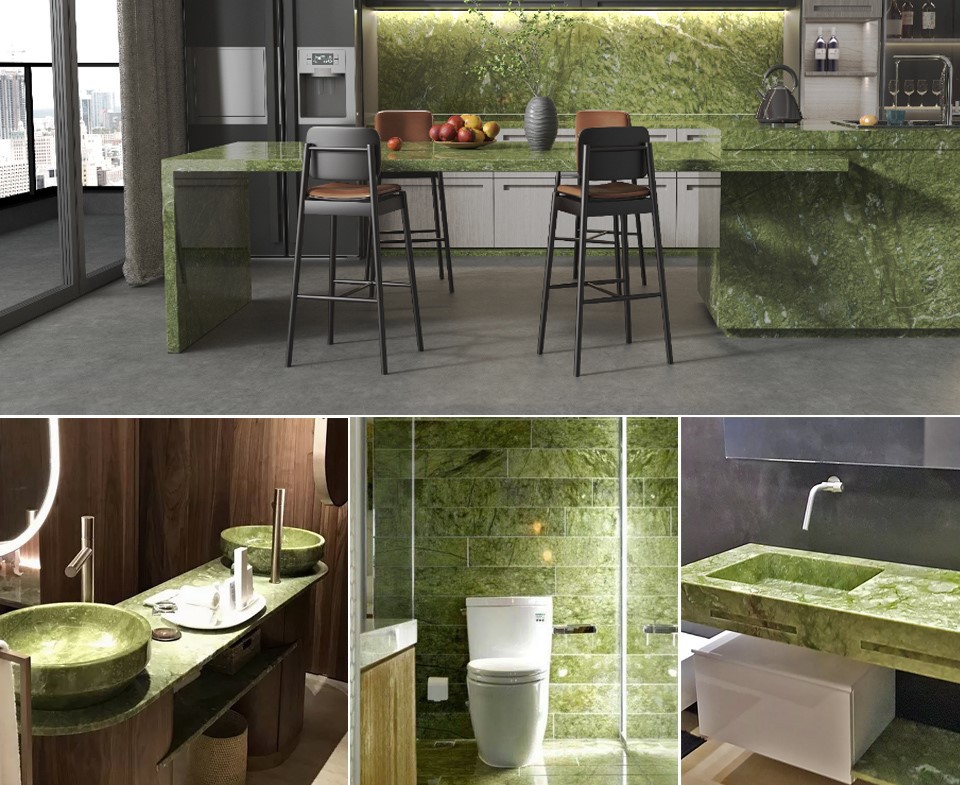 Verde Ming Green Marble Applications Verde Ming Green Marble Applications