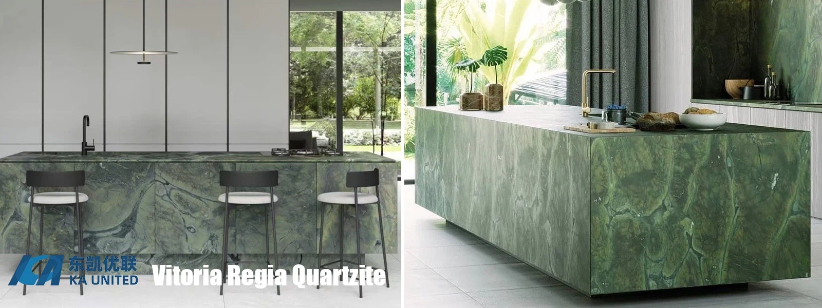 Vitoria Regia Quartzite Countertop Projects-KA UNITED Vitoria Regia Quartzite Countertop Projects-KA UNITED
