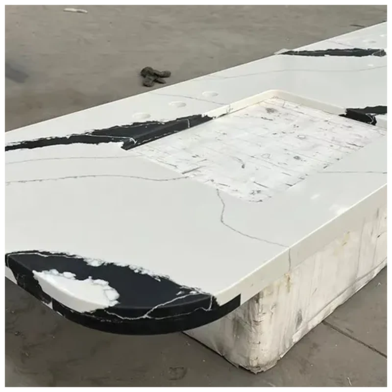 product-1-1 Panda White Quartz Bathroom Vanity Tops