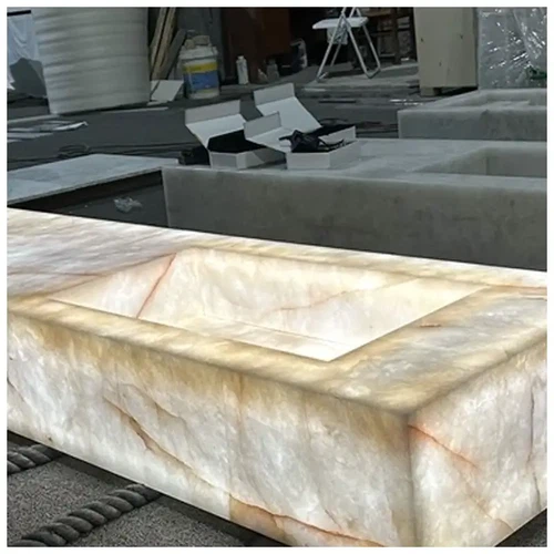 Cristallo Quartzite Bathroom Floating Basins Cristallo Quartzite Bathroom Floating Basins