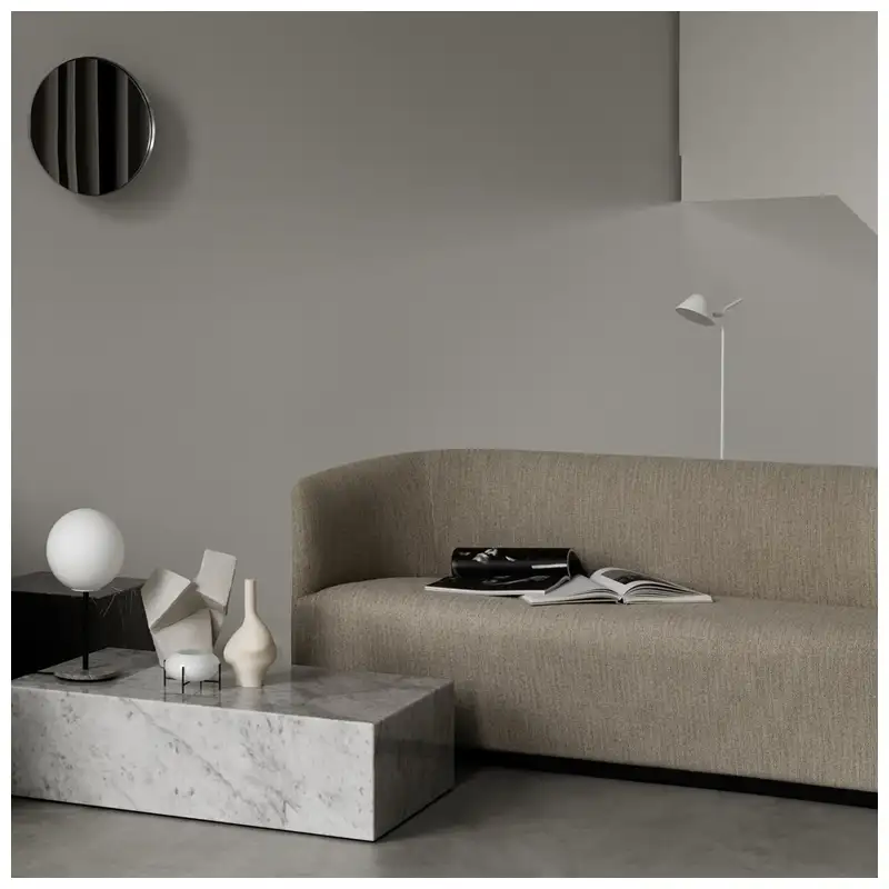 Bianco Carrara Marble Low Plinth Tables For Luxury Home Bianco Carrara Marble Low Plinth Tables For Luxury Home