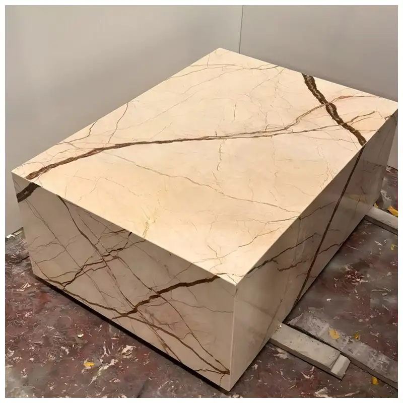 Sofitel Gold Marble Low Plinth Side Tables Sofitel Gold Marble Low Plinth Side Tables