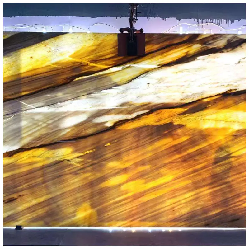 Giallo Macaubas Quartzite Polished Slabs Giallo Macaubas Quartzite Polished Slabs