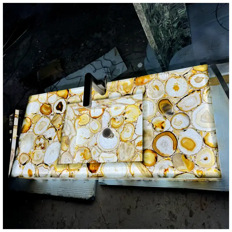 Brown Agate Vanity Sinks Brown Agate Vanity Sinks