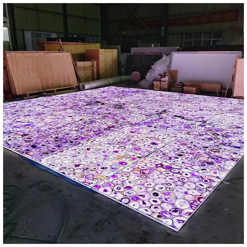 Purple Agate Semi-Precious Tile Purple Agate Semi-Precious Tile