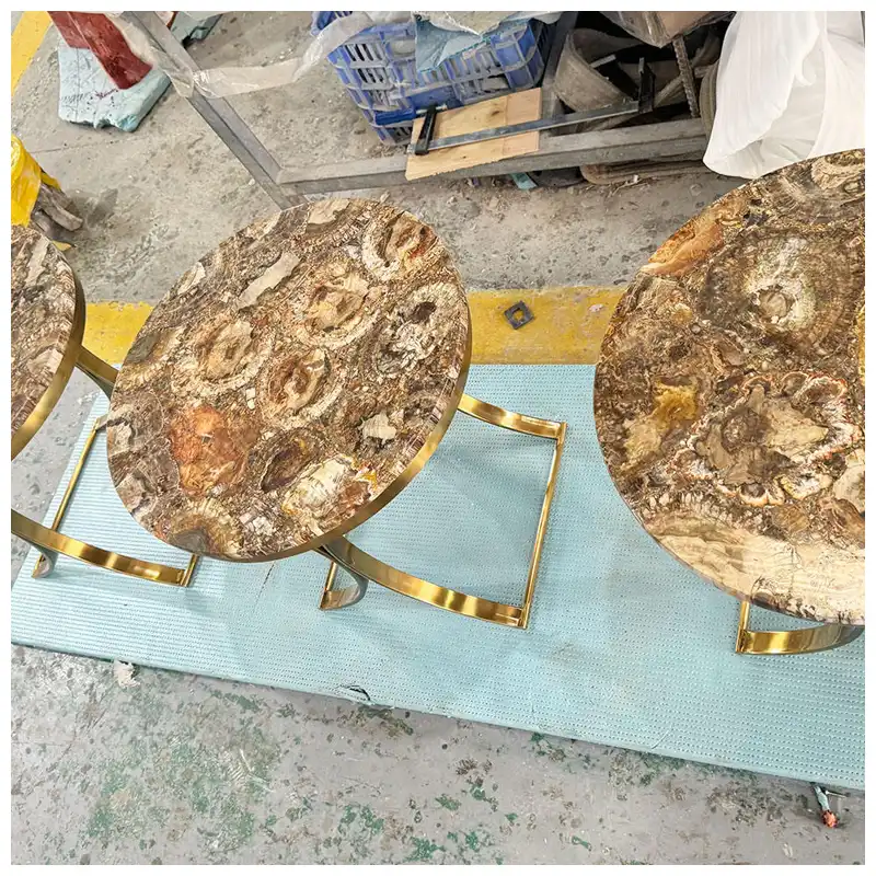 Petrified Wood Gemstone Coffee Tables Petrified Wood Gemstone Coffee Tables