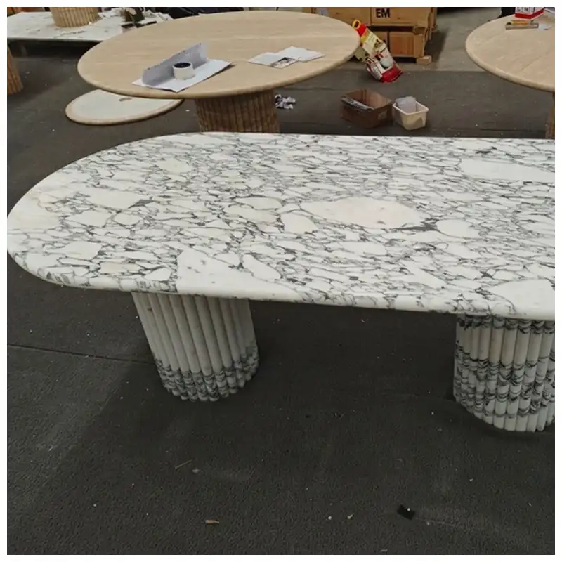 Arabescato White Marble Table Arabescato White Marble Table