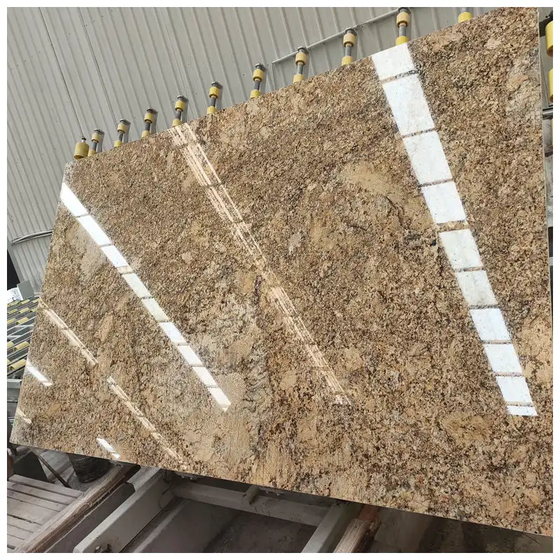 Solarius Exotic Yellow Granite Slab Solarius Exotic Yellow Granite Slab