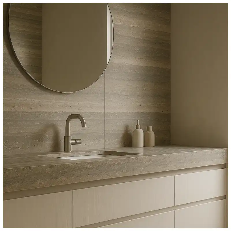 Italy Roman Silver Grey Travertine Luxury Bathroom Designs Italy Roman Silver Grey Travertine Luxury Bathroom Designs