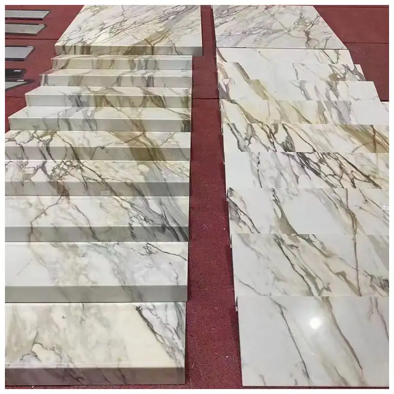 Calacatta Golden Marble Stair Tiles Calacatta Golden Marble Stair Tiles
