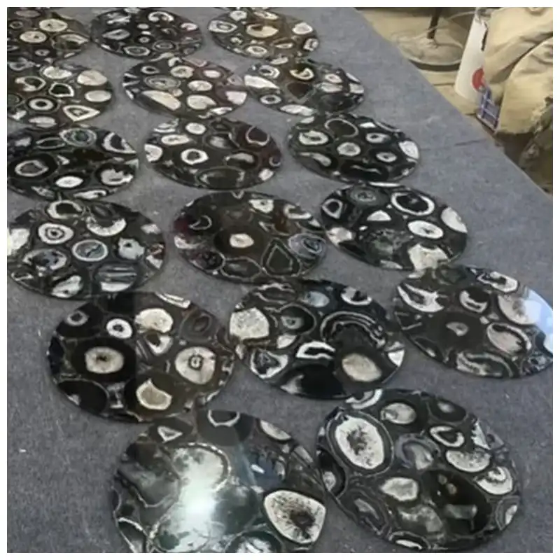 Black Agate Gemstone Coffee Tables Black Agate Gemstone Coffee Tables