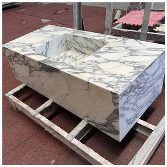 Arabescato Marble Sink