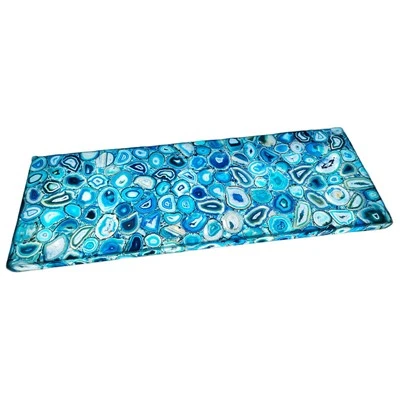 Backlit Blue Agate Kitchen Countertops