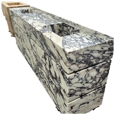 Calacatta Viola Marble Bathroom Vanity