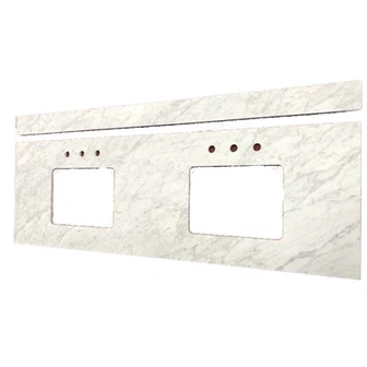 Carrara Marble Bathroom Countertop
