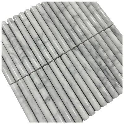 Carrara Marble Fluted Tiles