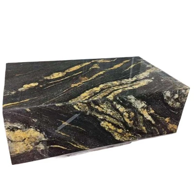 Cosmic Gold Granite Block Coffee Table