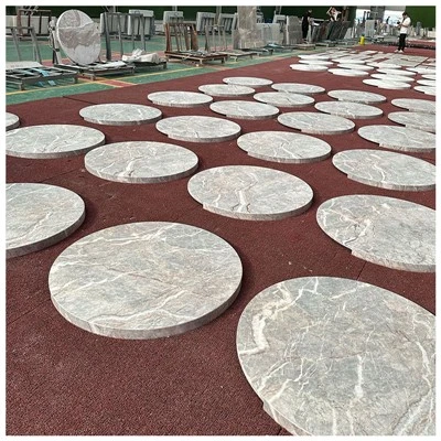 Fior Di Bosco Marble Round Coffee Tables