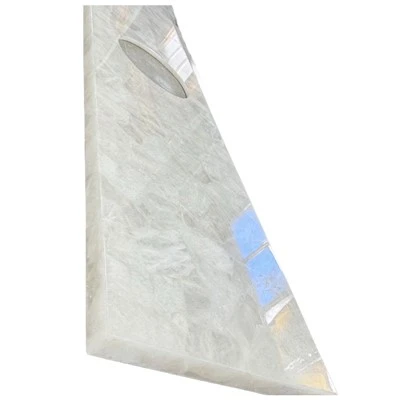 Illuminated White Quartz Vanity Tops