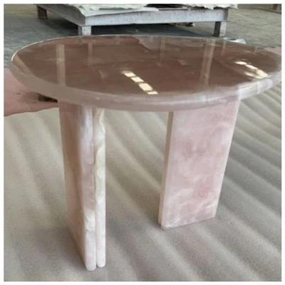 Pink Onyx Coffee Tables