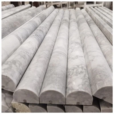 Super White Quartzite Fluted Tiles