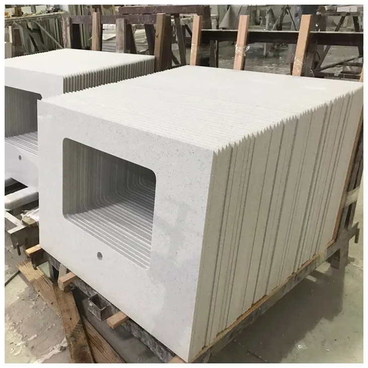 Stellar White Quartz Vanity Tops